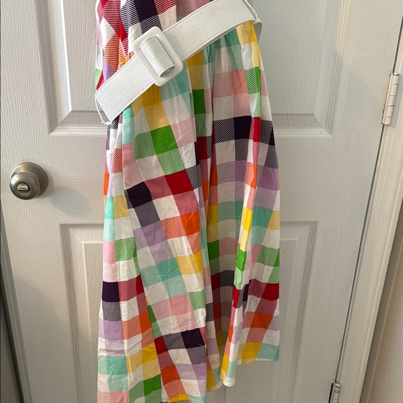 Modcloth Colorful Plaid Women's Dress NWT pockets - Picture 8 of 8